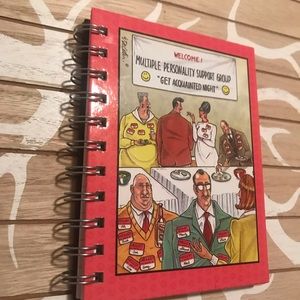 🦉”Multiple Personality” Lined Spiral Notebook